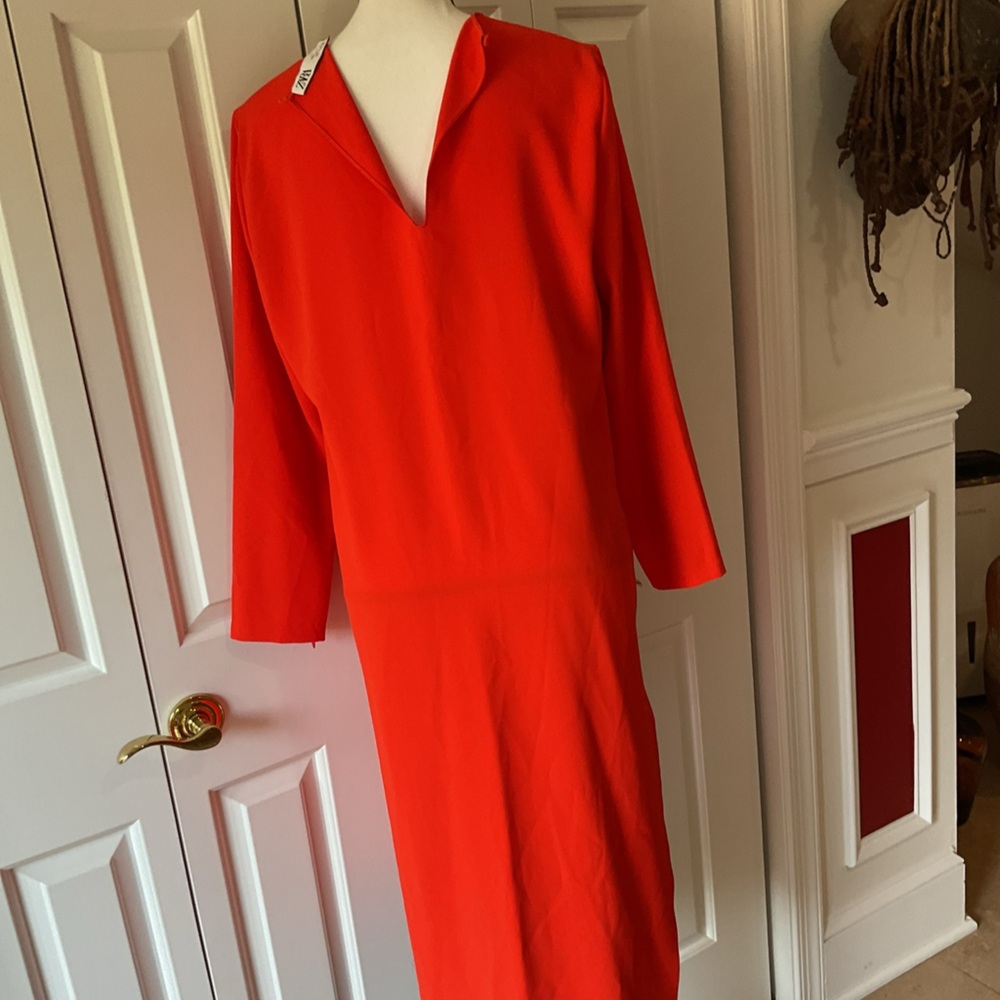Zara Bold Orange Top